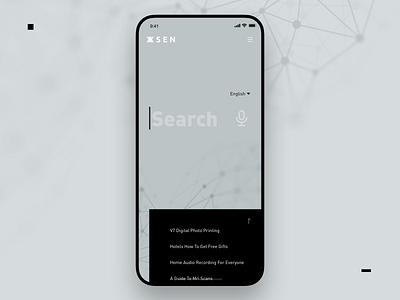 Search app appdesign design flat layout mobile modern ui