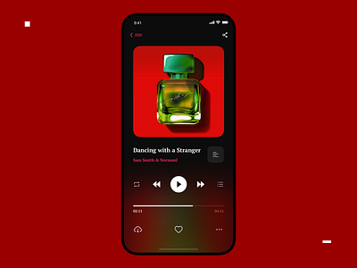 music app appdesign clean color design iphone mobile music musicapp player ui