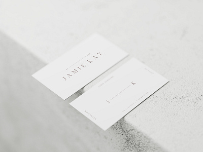 Jamie Kay Business Card Design