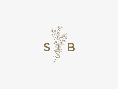 She's Blossomed Supporting Logo design florist illustration logo minimal typography