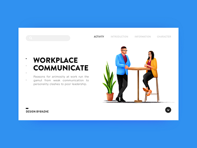 Workplace Communicate design illustration ui