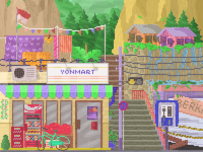 Abandoned City - Pixel Art