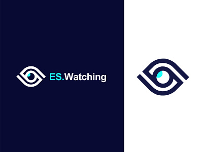 Es - Logo Reveal eye illustration lines logo modern simple website