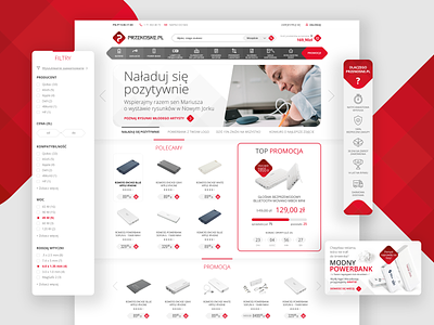 Przenosne - online store web design webdesign website website design