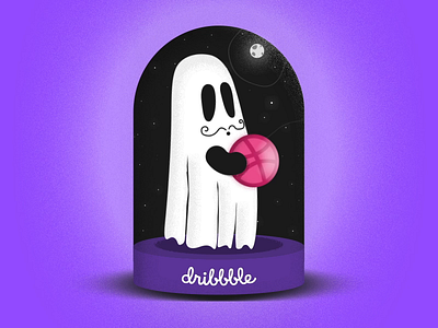 Dribbble invite after effects animation dribbble best shot dribbble invitation dribbble invite dribbble invites ghost halloween motion design mustache