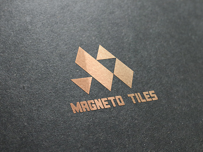Magneto Tiles branding design icon logo tiles typography ux