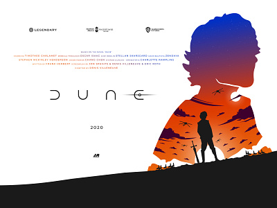 Dune bangladesh branding design dhaka dune dune movie film film poster flat illustration illustrations ja logo minimal movie poster poster design typography vector