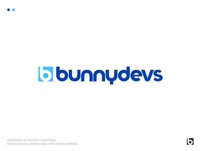 Logo for Bunnydevs agency bangladesh branding bunnydevs business business card design dhaka graphics icon illustration ja logo love minimal peace thejoyabraham typography