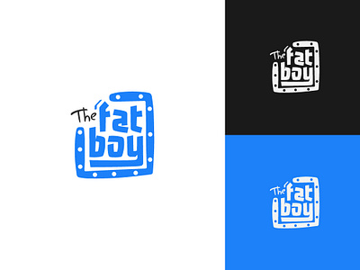 The Fat Boy bangladesh branding design dhaka flat illustration ja logo minimal typography