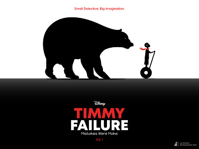 Timmy Failure alternative bear detective dhaka disney illustration imagination ja minimal mistakes poster timmyfailure