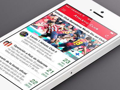 Athletic Club Official App app athletic oficial app sketch