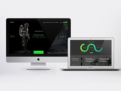 Vivial Site Ui and UX digital interactive ui ux website