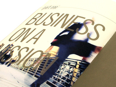 Sustainability Report / Business on a mission annual report print design