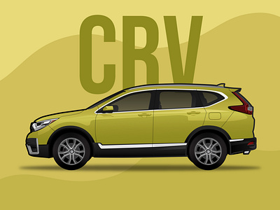 Honda CRV Illustration