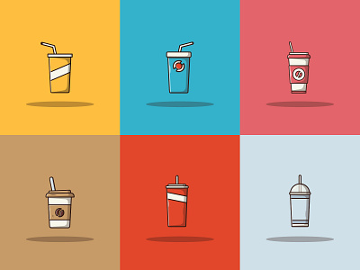 Drinks Vector Set Illustration vector pattern