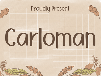 Carloman Handwriting Font branding branding font cool font font handwriting handwritten font invitation logo