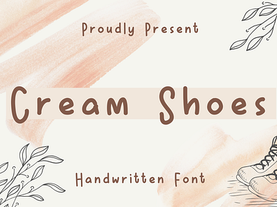 Cream Shoes Font