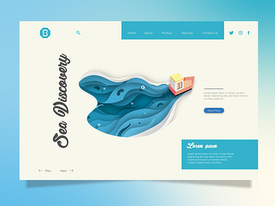 Project Landing Page Discover Sea