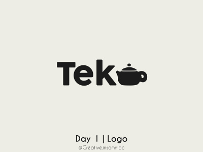 Teapot Logo As Teko design flat icon illustration logo ui vector