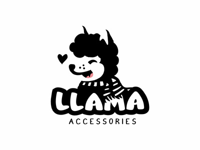 Llama logo animal logo kids accessories logo kids llama logo lama logo llama logo