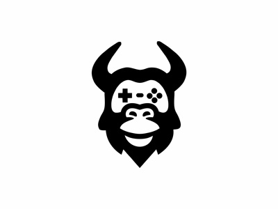 Gorilla gamer streamer logo