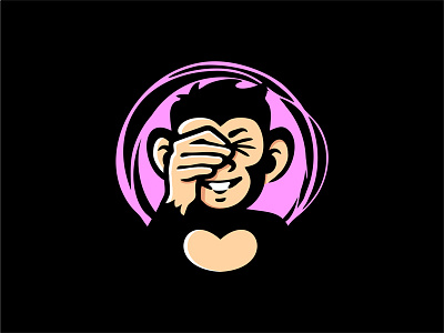 Monkey logo facepalm logo laugh logo monkey laugh logo monkey logo monkey smile logo