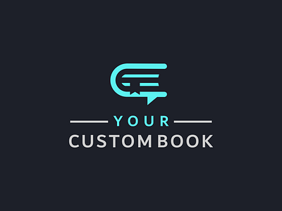Your custom book logo book logo chat book logo custom book logo