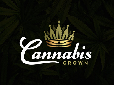 Cannabis crown logo
