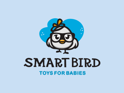 Smart Bird logo bird logo geek bird logo geek logo smart bird logo
