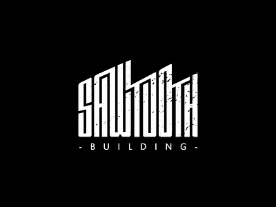 Sawtooth building logo building logo industrial building logo industrial logo sawtooth building sawtooth building logo typography