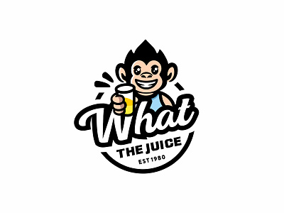 Monkey juice bar juice bar logo monkey bar logo monkey logo
