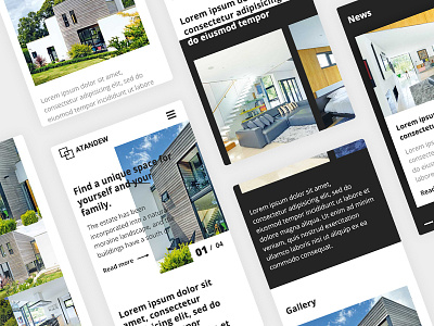 Property Development Website Design Mobile View