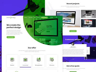 Interactive Agency - Website design design freelance graphic layout minimal ui ui design ux web web design website