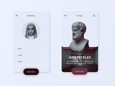 Neumorphic Signup & Card