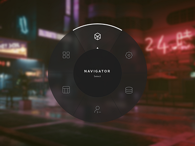 VR Radial Menu Concept