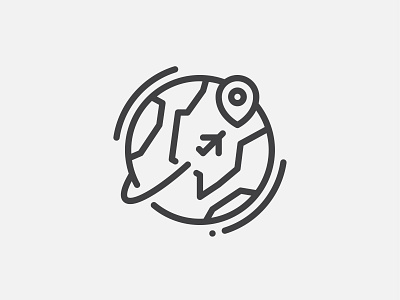 Travel Icon. icon illustration journey logo travel