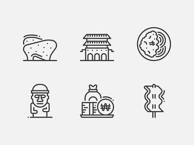 Korean Icons. app branding icon icons korean ui vector