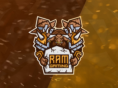 Esports team logo "RAM gaming