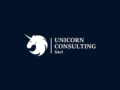 logo design for a law company brand branding design icon law logo logotype simple unicorn