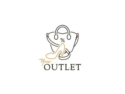 Your Outlet design designer fashion graphic designer logo logo design logotype shop symbol vector
