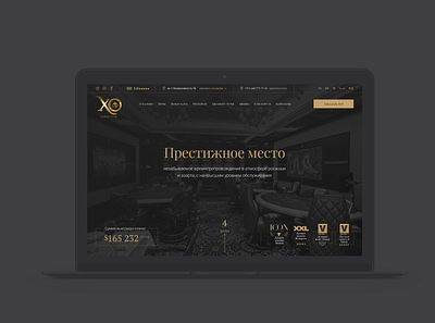 Casino club design design icon landing page ui web