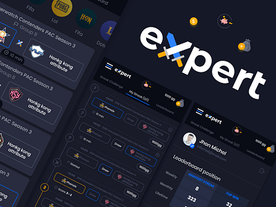 Expert app game design app application design figma game ui ux