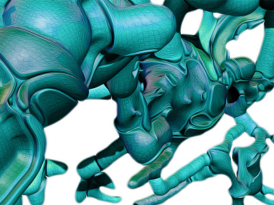 Airblue 1 3d illustration automatic drawing zbrush