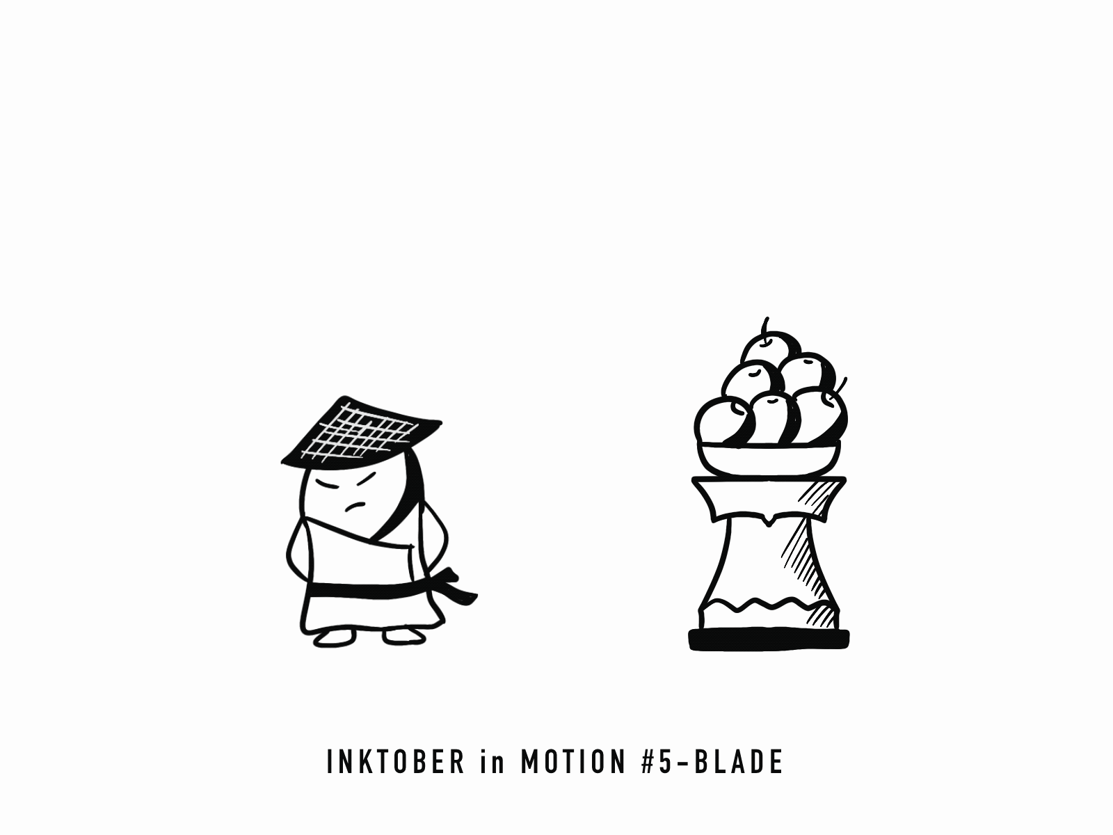 #5 Blade animation anime blade comic design doodle frame animation fun illustration inktober inktober2020 motion ninja procreate samurai sketching sword