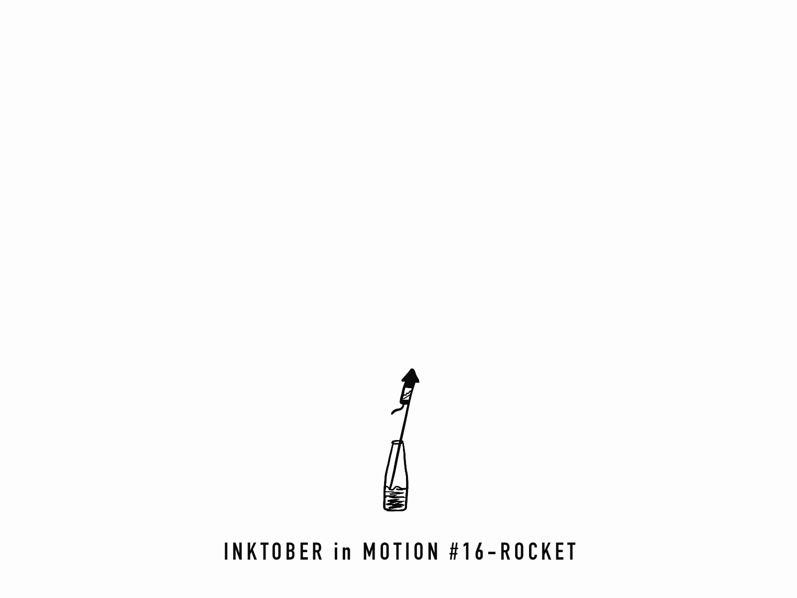 #16 Rocket animation art frame animation fun illustration inktober inktober2020 motion procreate sketching