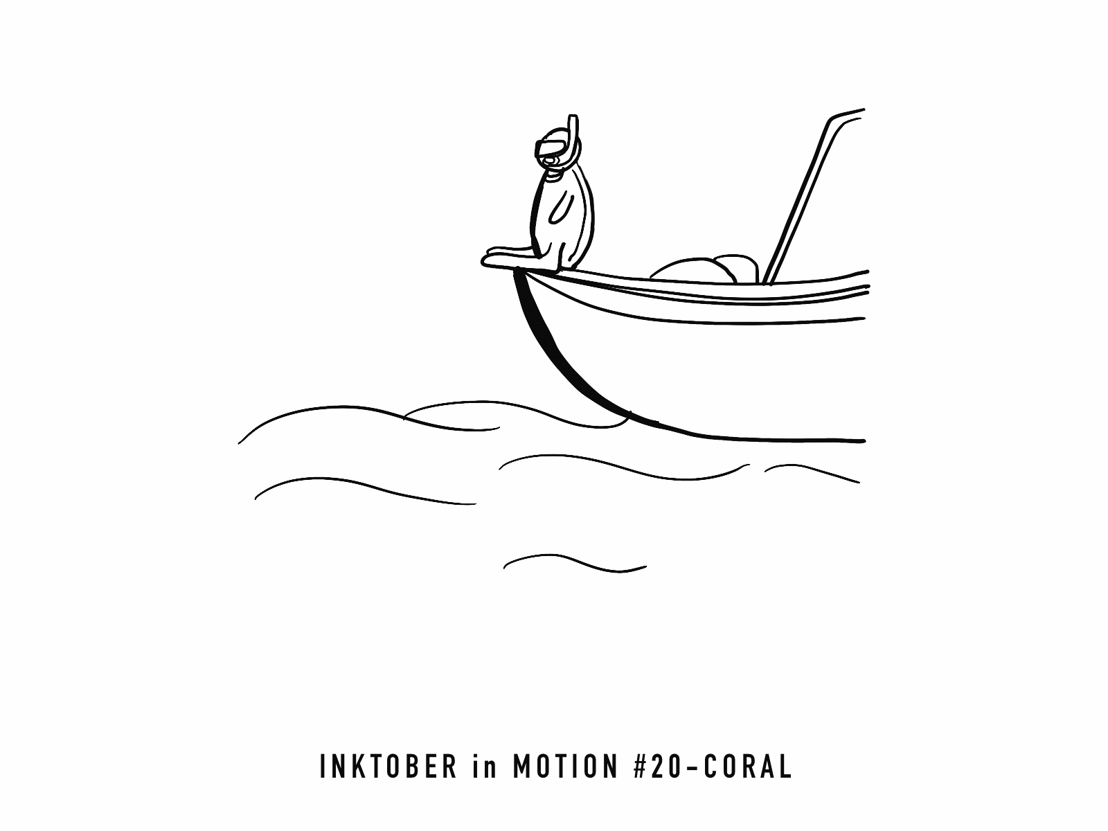 #20 Coral animation doodle frame animation fun illustration inktober inktober2020 motion procreate sketching