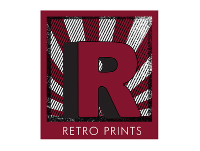 Retro Prints - 30 Day Challenge 30daychallenge branding design illustration illustrator logo logocore retro prints vector