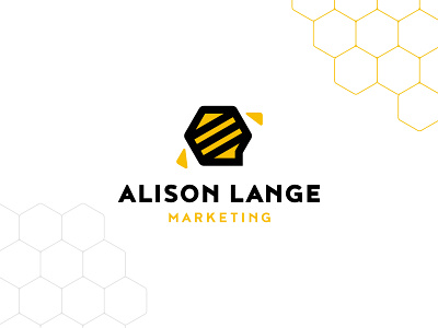 ALM Unused Logo Concept 3 bee brand branding branding design chat communication concept graphic honeybee honeycomb identity logo logo design logos marketing vector