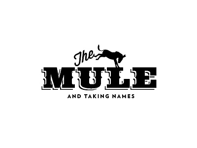 Mule kicking logo mule