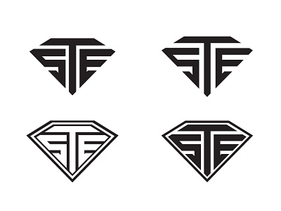 TSE diamond jewelry letters logo mark momogram tse